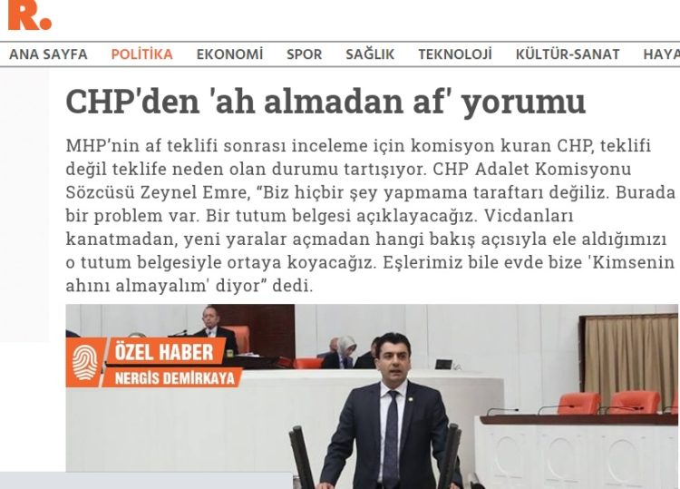 CHP’den tren kazasına ilişkin önerge